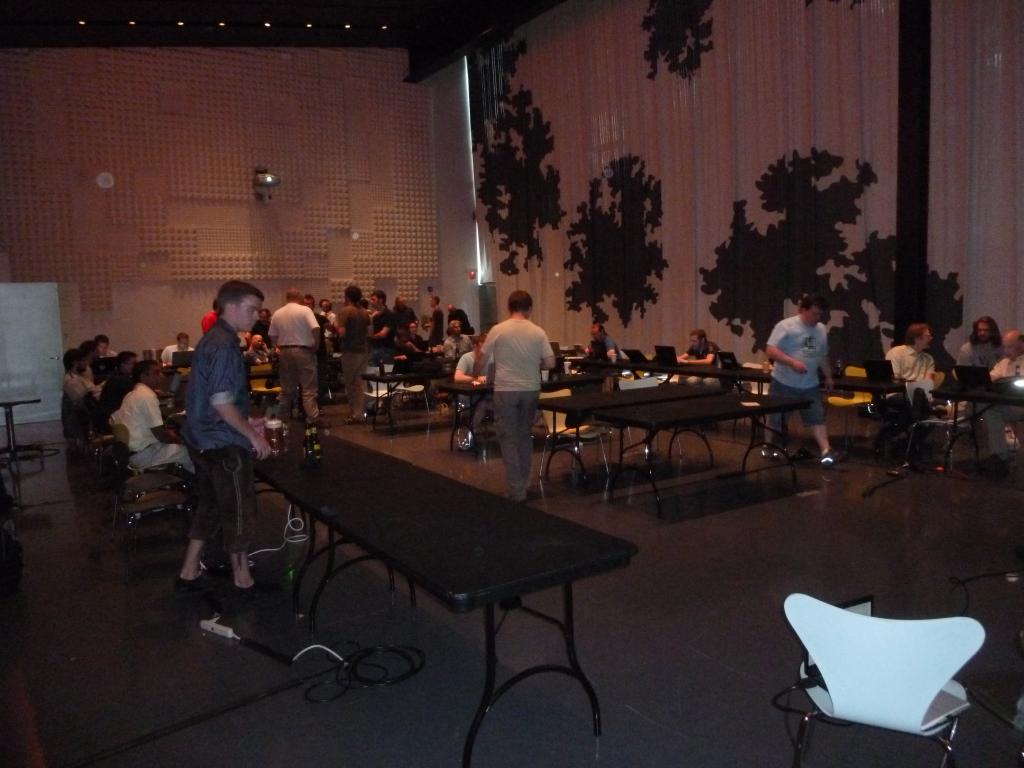 The venue during the free-beer event 1/2